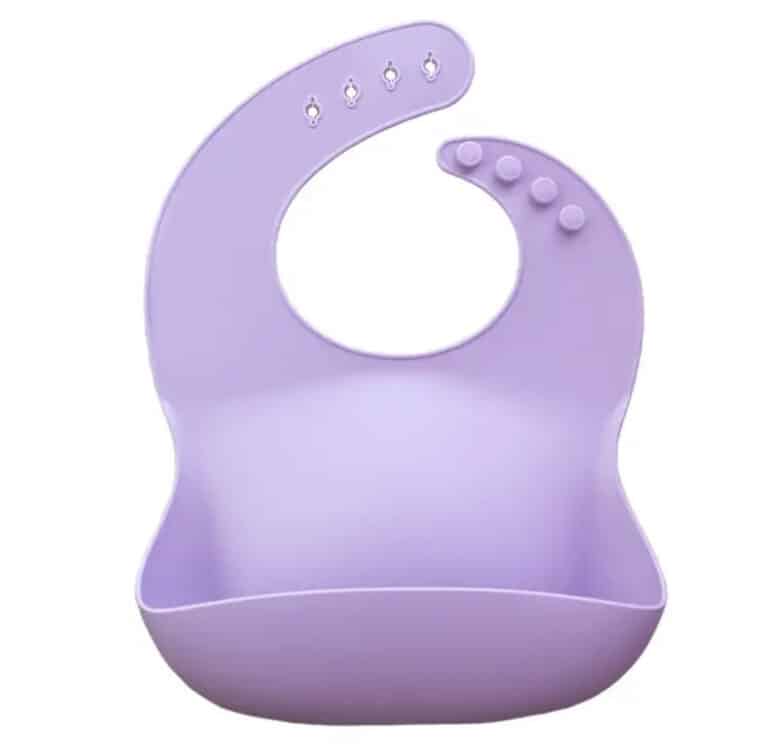 Силиконов лигавник с джоб Violet