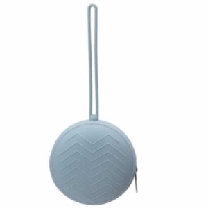 Силиконов кейс с цип Dusty Blue