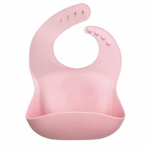 Силиконов лигавник с джоб Baby Pink